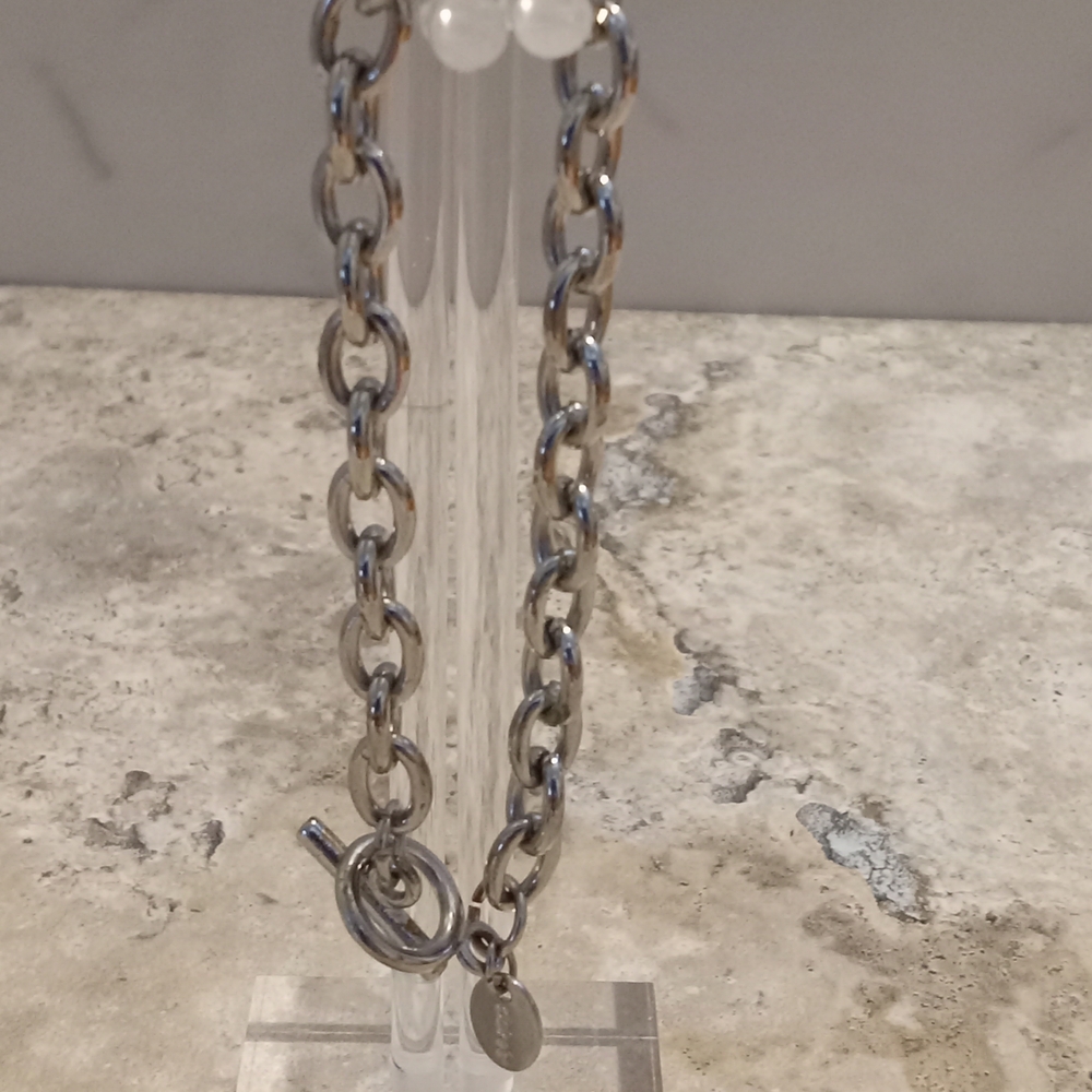 Claires Stylish Toggle Chain Bracelet